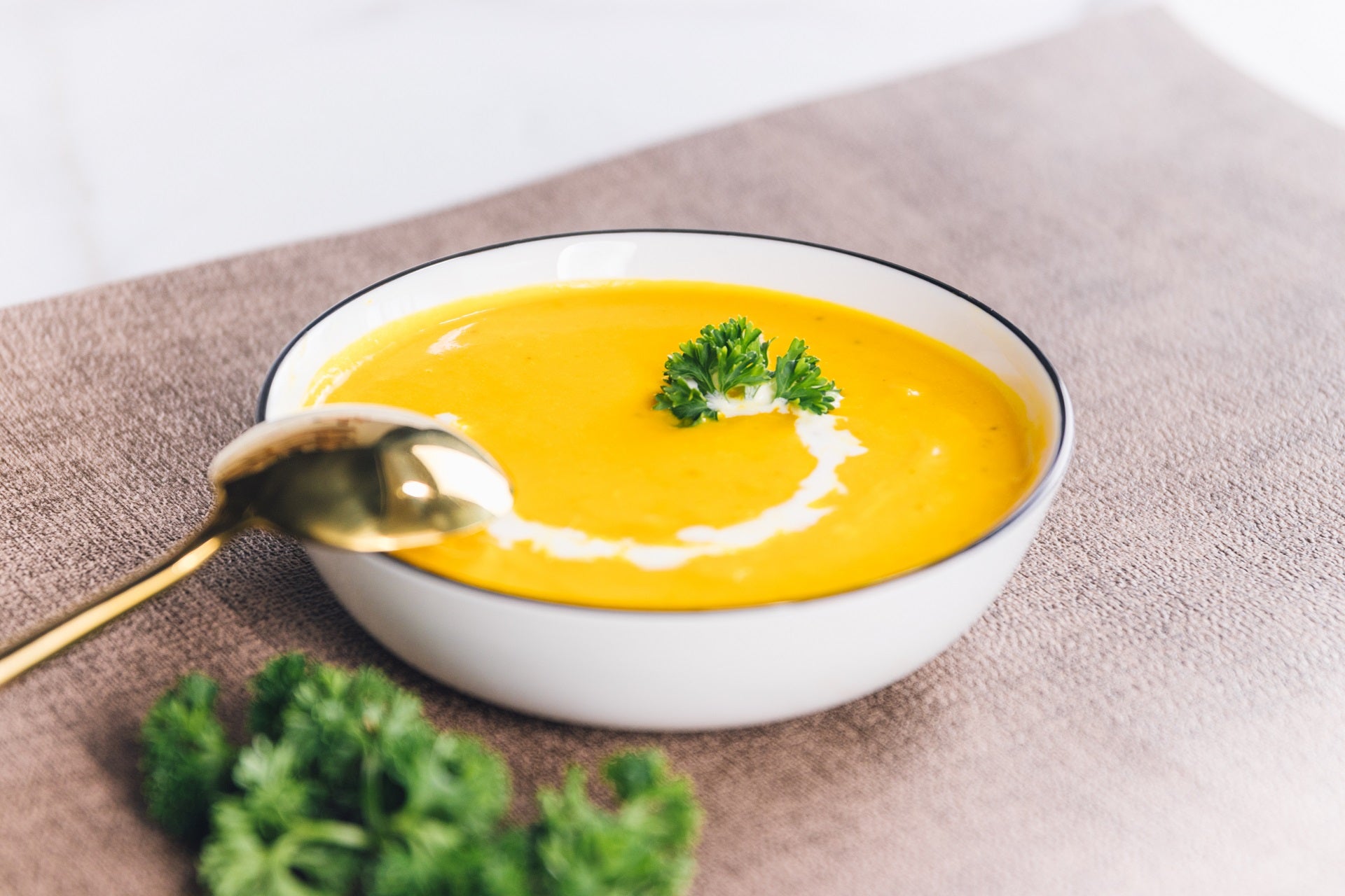 Pumpkin and Cardamom Soup