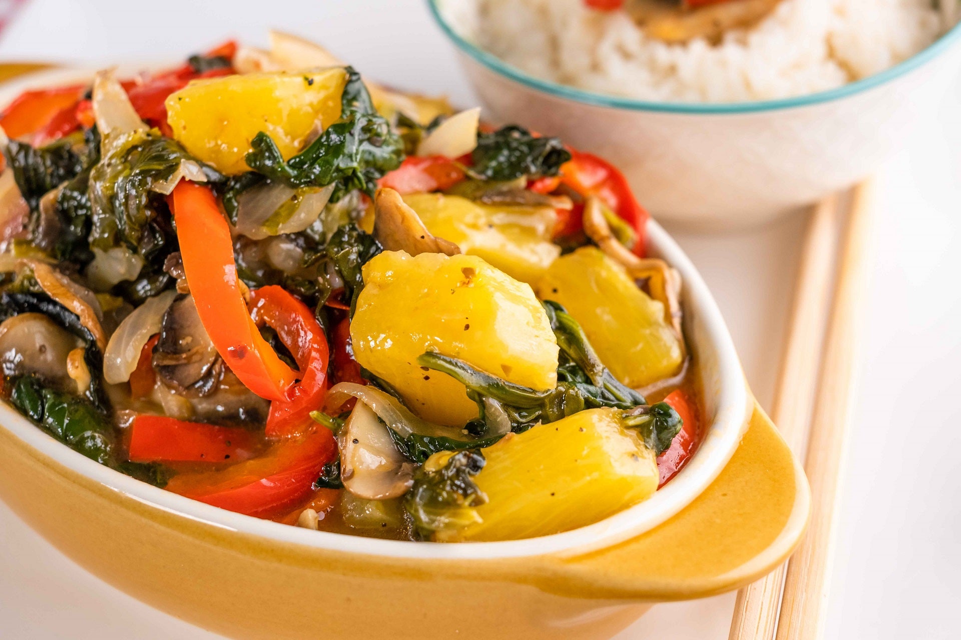 Vegetable Stir-fry with Pineapple