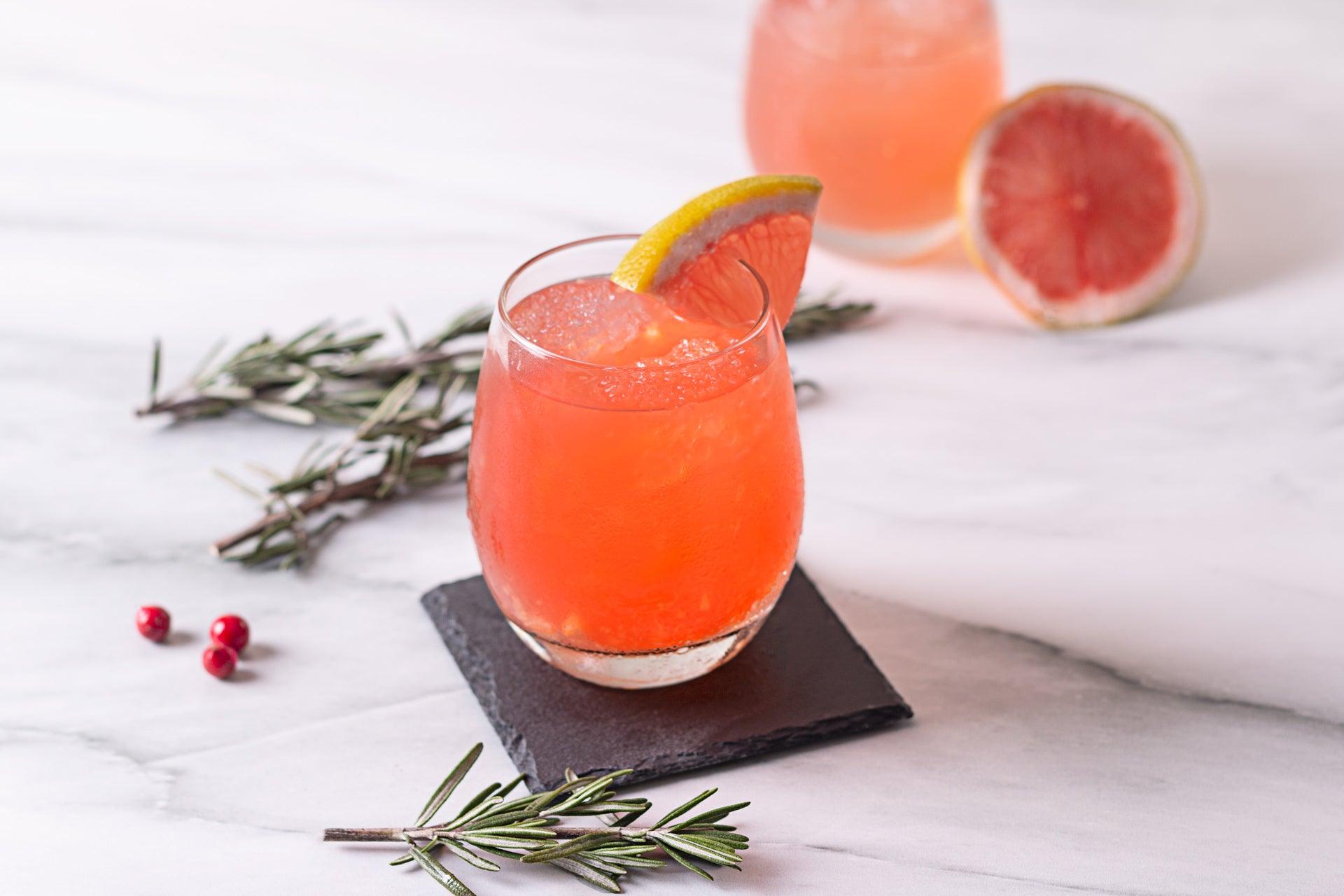 Ginger and Cranberry Spritz