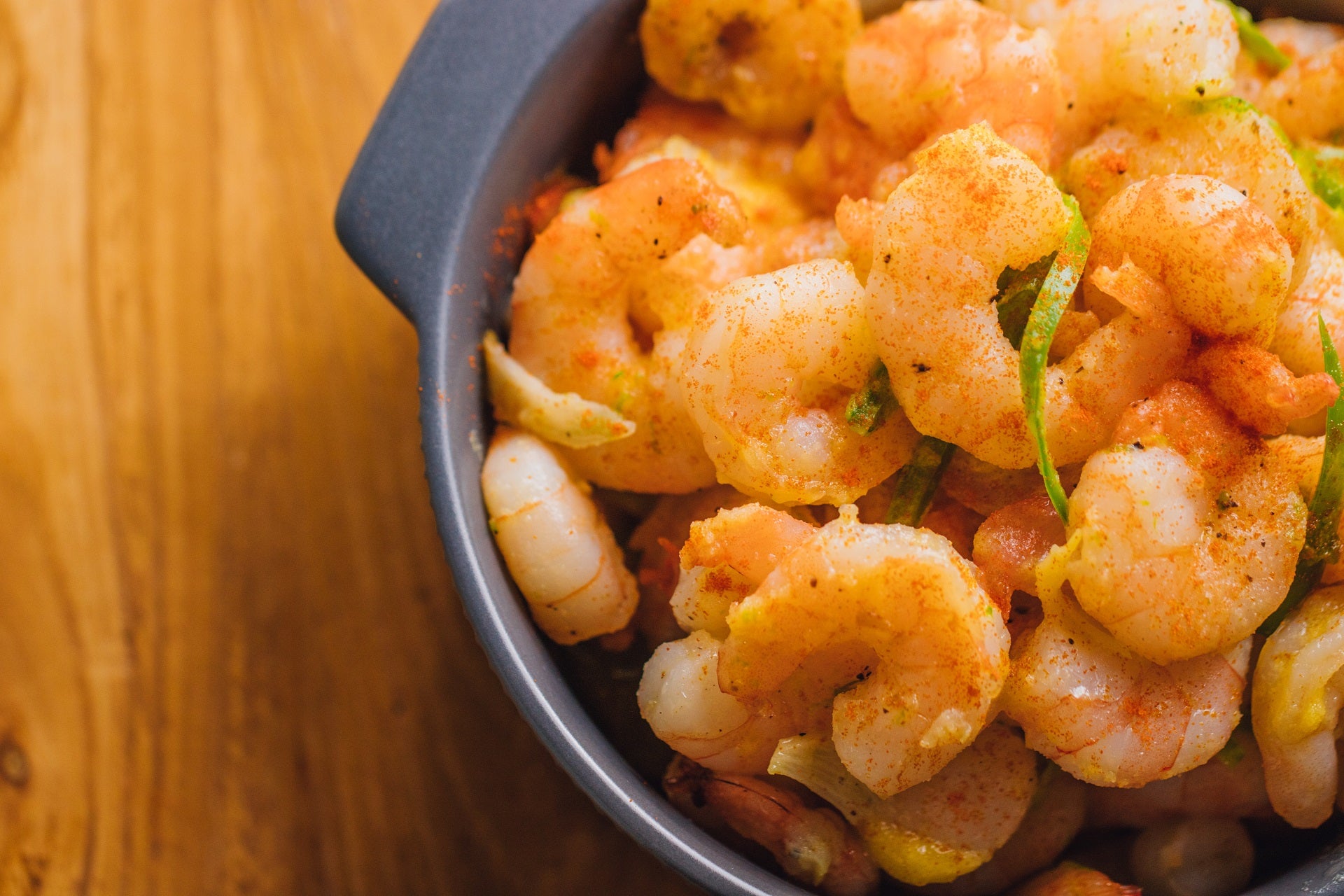 Shrimps in Garlic and Guajillo Pepper