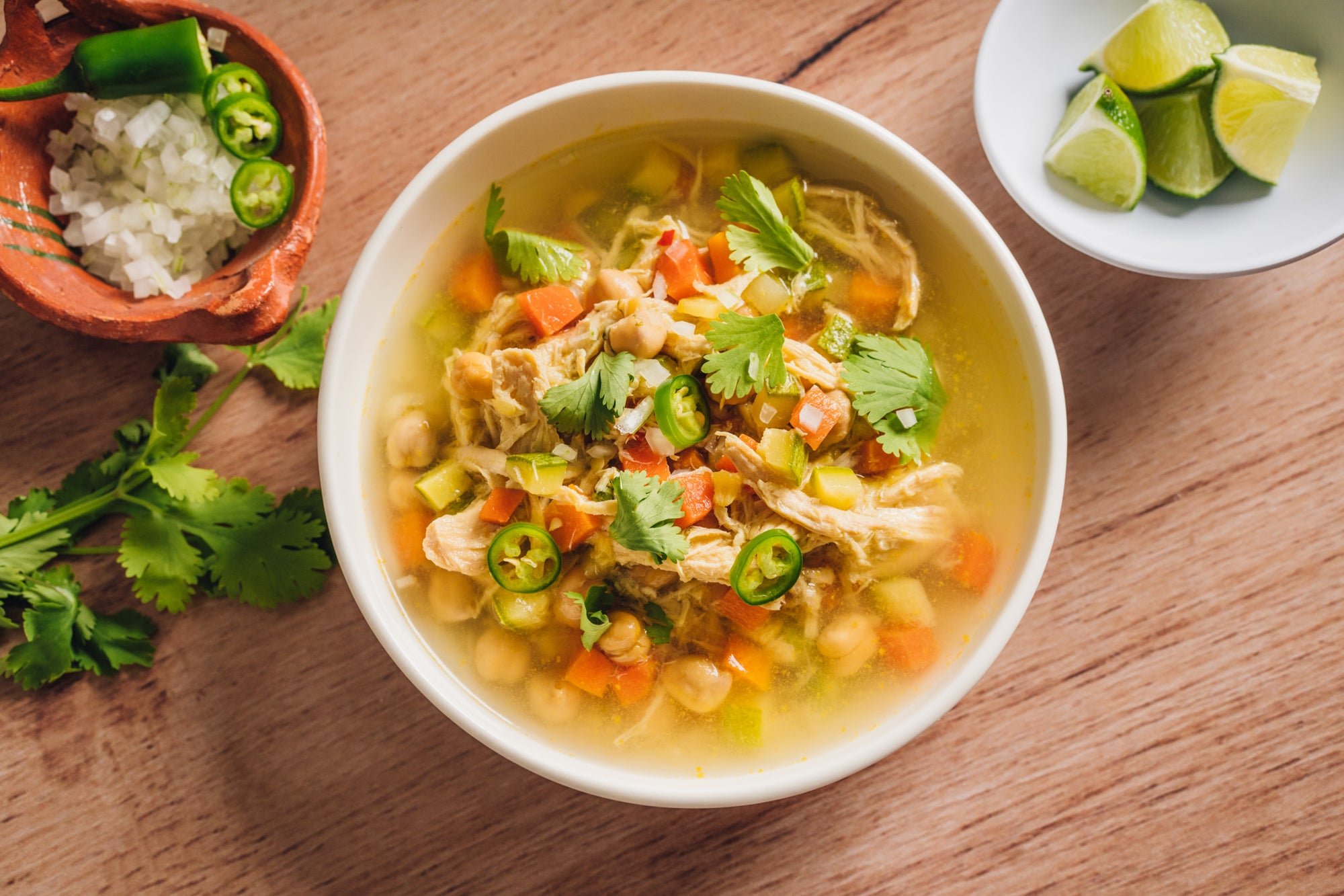 Xochitl Soup (Chicken and Lime Soup)