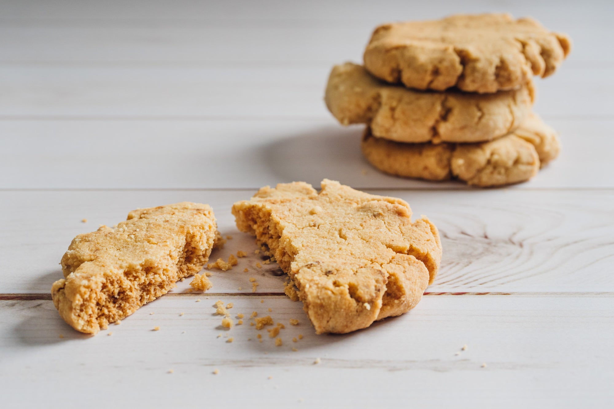Orange Polvorones (Almond Biscuit)