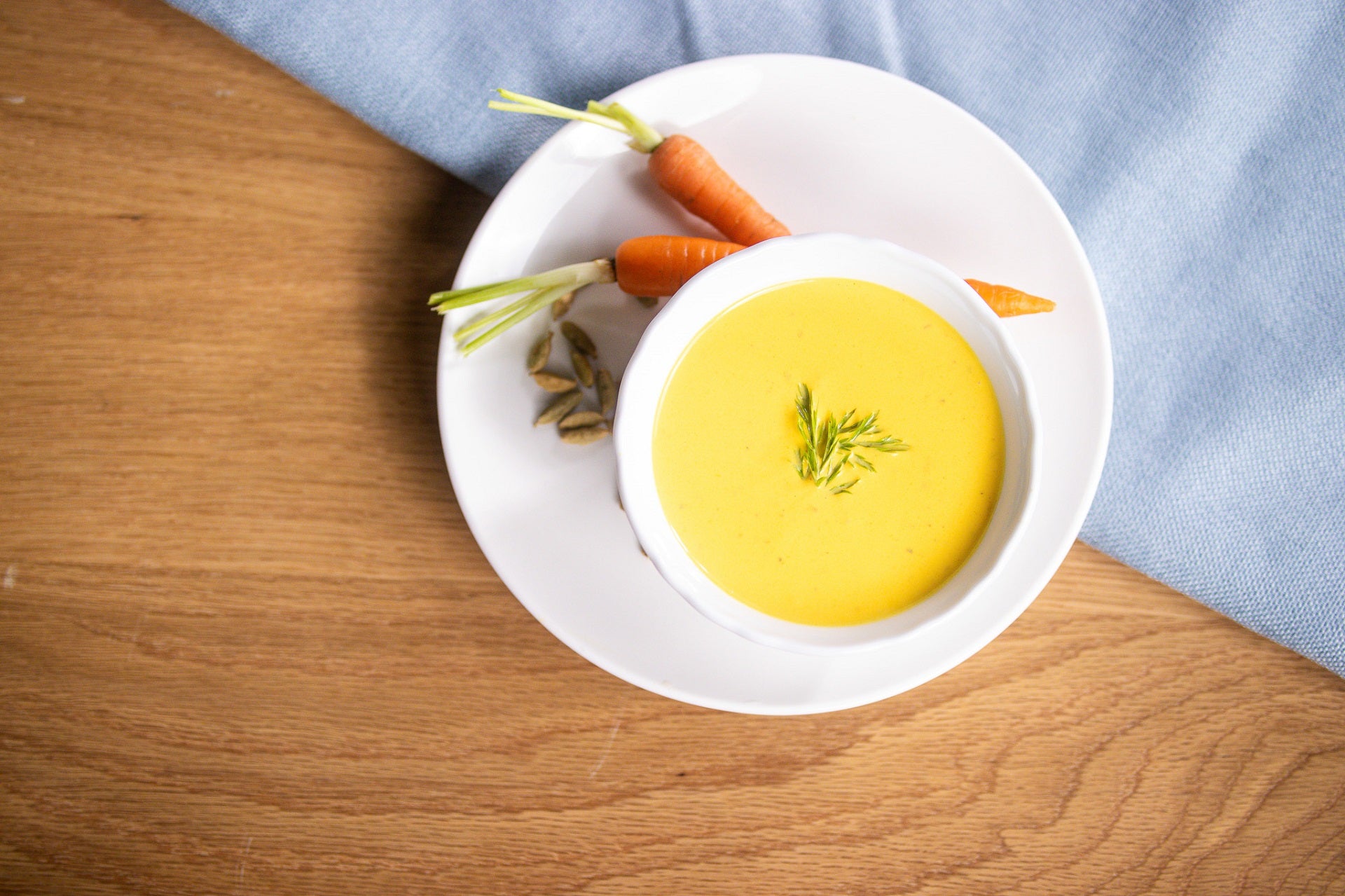 Carrot and Cardamom Soup