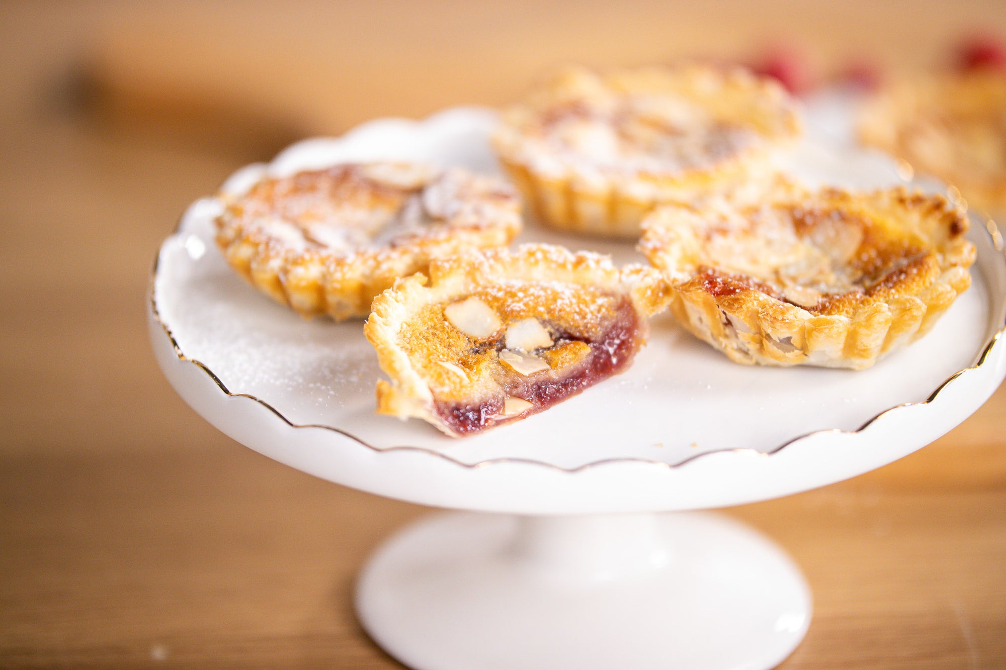 Frangipane and Jam Tart