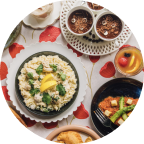 Recipe library &<br>educational content